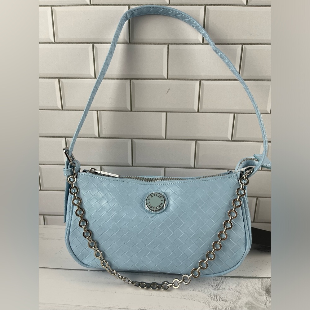 Kendall &Kylie Mini Shoulder Bag Chain Light Blue